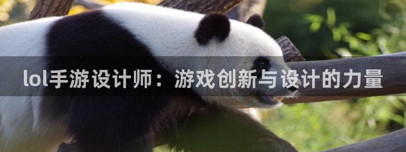 pg国际高手论坛最简单方法：lol手游设计师：游戏创新与设计